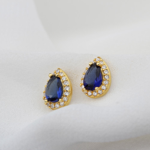Glorria 925k Sterling Silver Personalized Birthstone Silver Drop Anturage Earrings Glorria 925k Sterling Silver Personalized Birthstone Silver Drop Anturage Earrings