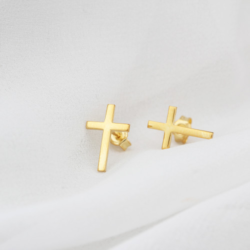 Glorria 925k Sterling Silver Cross Earrings Glorria 925k Sterling Silver Cross Earrings