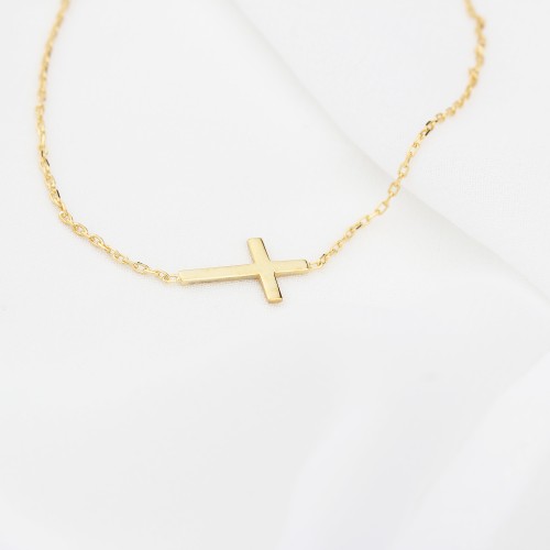 Glorria 925k Sterling Silver Cross Bracelet Glorria 925k Sterling Silver Cross Bracelet