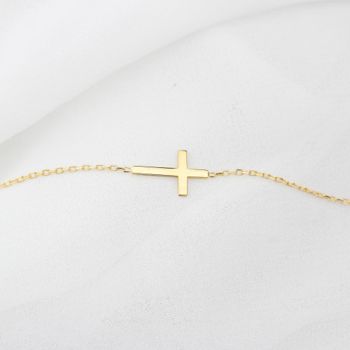 Glorria 925k Sterling Silver Cross Bracelet Glorria 925k Sterling Silver Cross Bracelet