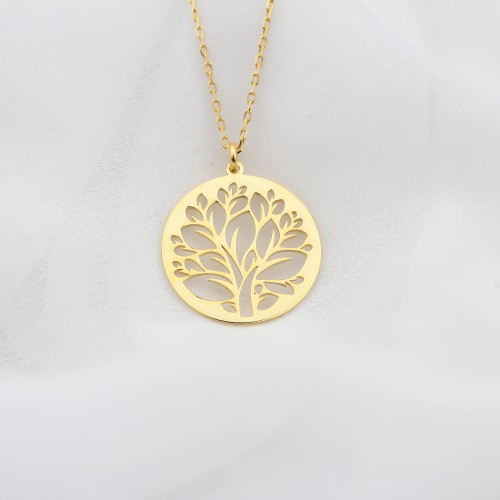 Glorria 925k Sterling Silver Tree of Life Necklace