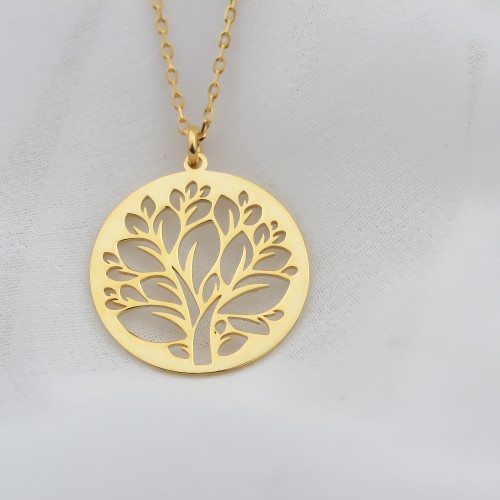 Glorria 925k Sterling Silver Tree of Life Necklace
