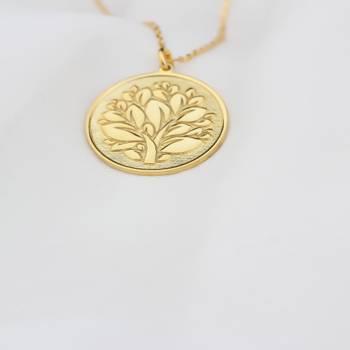 Glorria 925k Sterling Silver Tree of Life Necklace