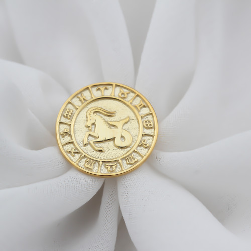 Glorria 925k Sterling Silver Personalized Sterling Silver Zodiac Ring Glorria 925k Sterling Silver Personalized Sterling Silver Zodiac Ring