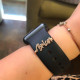 Glorria 925k Sterling Silver Apple Watch Compatible Name Band Accessory Glorria 925k Sterling Silver Apple Watch Compatible Name Band Accessory