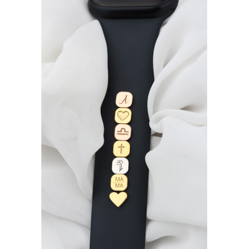 Glorria 925k Sterling Silver Apple Watch Compatible Band Accessory