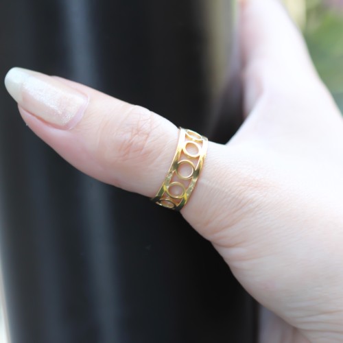 Glorria 925k Sterling Silver Circle Ring