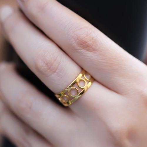 Glorria 925k Sterling Silver Circle Ring