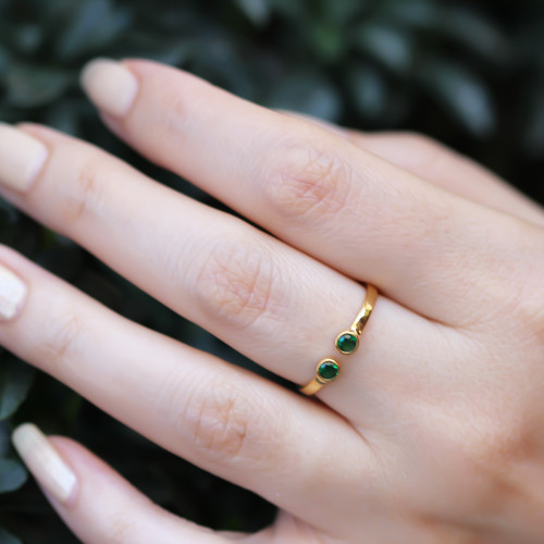 Glorria 925k Sterling Silver Personalized Birthstone Ring Glorria 925k Sterling Silver Personalized Birthstone Ring