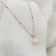 Glorria 925k Sterling Silver Pearl Necklace Glorria 925k Sterling Silver Pearl Necklace