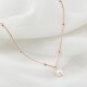 Glorria 925k Sterling Silver Pearl Necklace Glorria 925k Sterling Silver Pearl Necklace