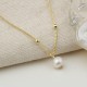 Glorria 925k Sterling Silver Pearl Necklace Glorria 925k Sterling Silver Pearl Necklace