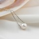 Glorria 925k Sterling Silver Pearl Necklace Glorria 925k Sterling Silver Pearl Necklace