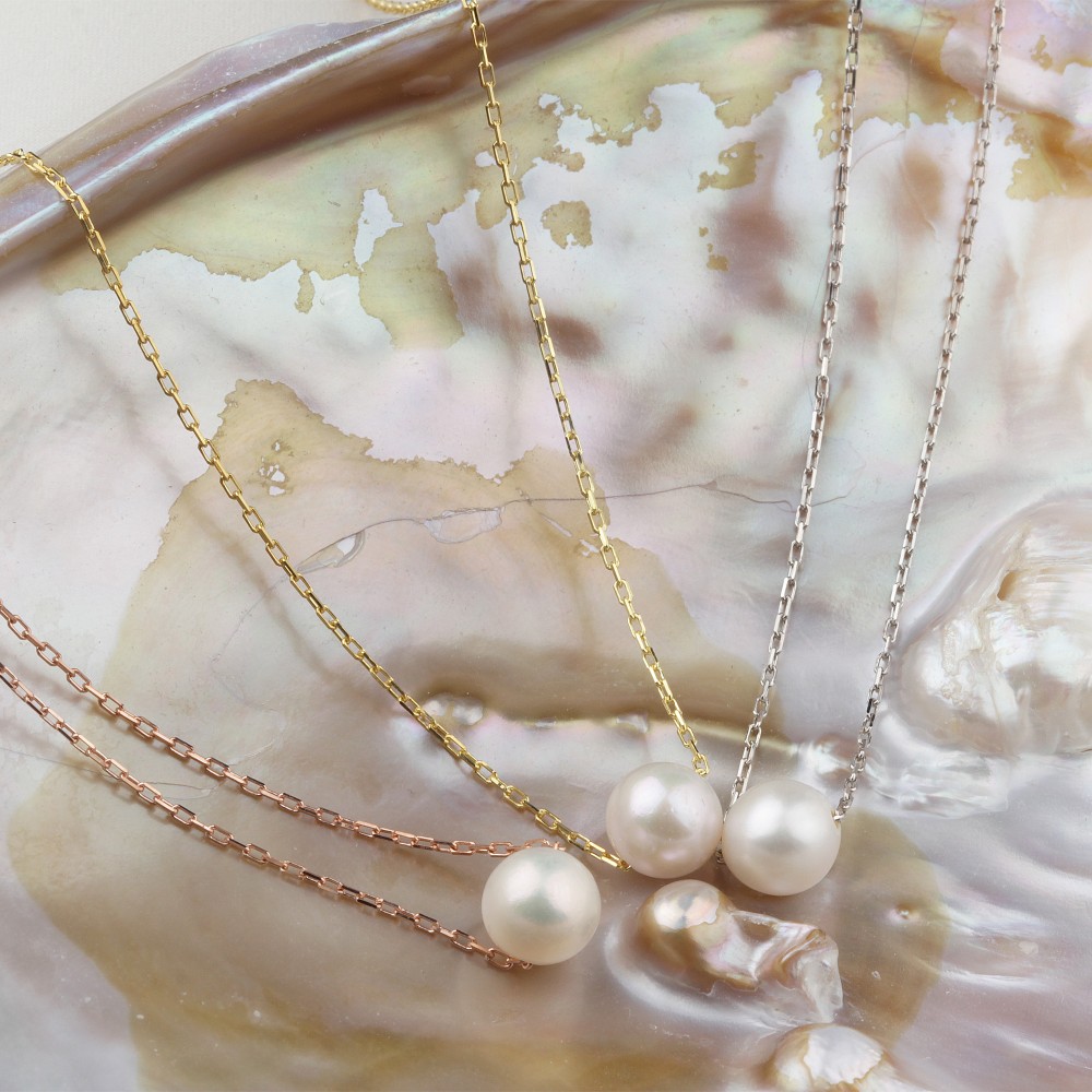 Glorria 925k Sterling Silver Pearl Necklace Glorria 925k Sterling Silver Pearl Necklace