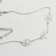 Glorria 925k Sterling Silver Personalized Birth Flower and Birthstone Bracelet