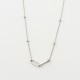 Glorria 925k Sterling Silver Paperclip Link Necklace Glorria 925k Sterling Silver Paperclip Link Necklace