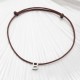Glorria 925k Sterling Silver Personalized Rope Letter Bracelet Glorria 925k Sterling Silver Personalized Rope Letter Bracelet