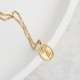 Glorria 925k Sterling Silver Personalized Birth Flower Necklace