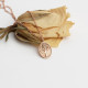 Glorria 925k Sterling Silver Personalized Birth Flower Necklace