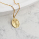 Glorria 925k Sterling Silver Personalized Birth Flower Necklace