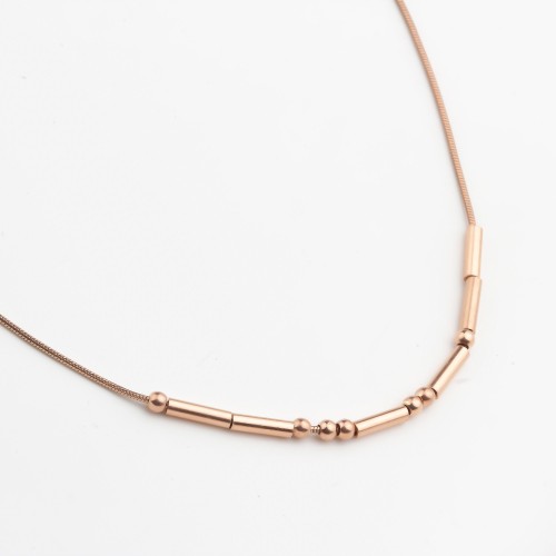 Glorria 925k Sterling Silver Personalized Morse Code Necklace