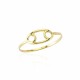 Glorria 14k Solid Gold Crab Feather Ring