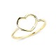 Glorria 14k Solid Gold Heart Ring