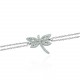 Glorria 925k Sterling Silver Dragonfly Bracelet