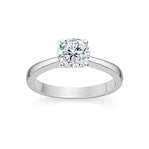 Glorria 925k Sterling Silver Solitaire Ring - GIFT SET Glorria 925k Sterling Silver Solitaire Ring - GIFT SET