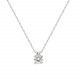 Glorria 925k Sterling Silver Solitaire Necklace