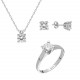Glorria 925k Sterling Silver Solitaire Combine Glorria 925k Sterling Silver Solitaire Combine