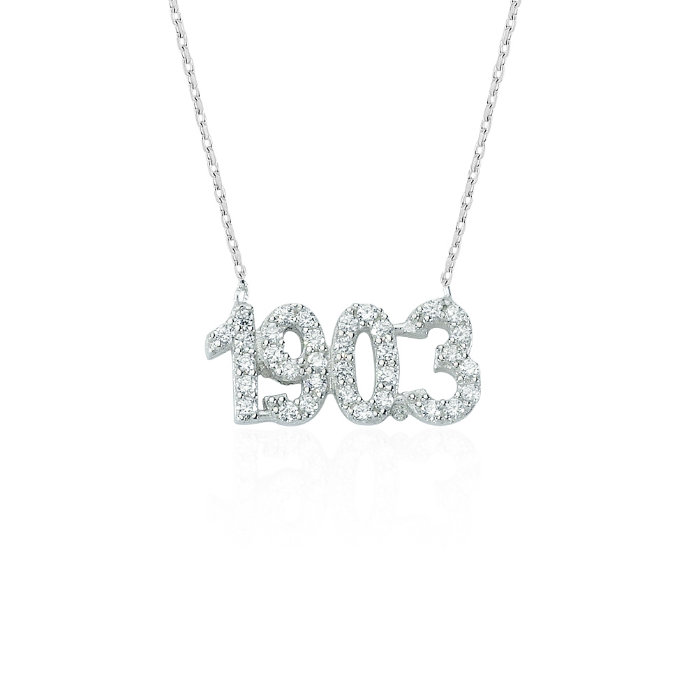 Glorria 925k Sterling Silver 1903 Necklace