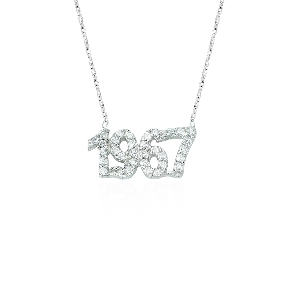 Glorria 925k Sterling Silver 1967 Necklace