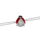 Glorria 925k Sterling Silver Ladybug Bracelet Glorria 925k Sterling Silver Ladybug Bracelet