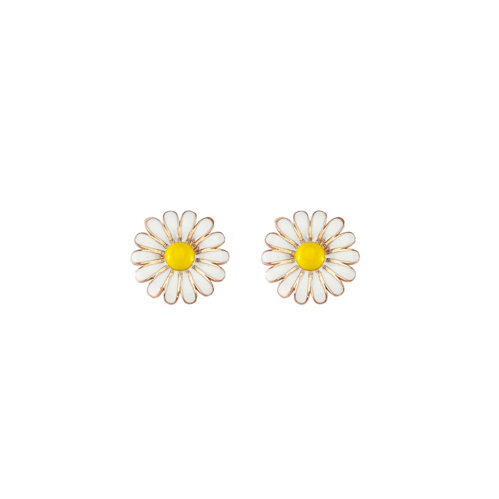 Glorria 925k Sterling Silver Daisy Earring