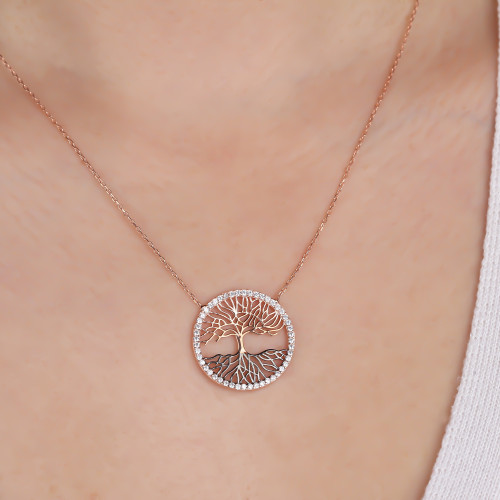 Glorria 925k Sterling Silver Life Tree Necklace Glorria 925k Sterling Silver Life Tree Necklace