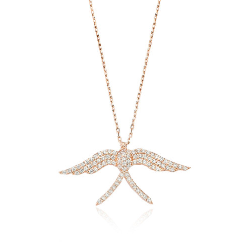 Glorria 925k Sterling Silver Pigeon Necklace Glorria 925k Sterling Silver Pigeon Necklace