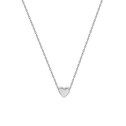 Glorria 925k Sterling Silver Heart Necklace Glorria 925k Sterling Silver Heart Necklace
