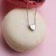 Glorria 925k Sterling Silver Heart Necklace