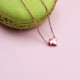 Glorria 925k Sterling Silver Leaf Necklace