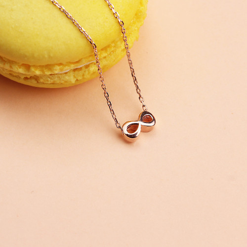 Glorria 925k Sterling Silver Infinity Necklace Glorria 925k Sterling Silver Infinity Necklace