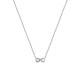 Glorria 925k Sterling Silver Infinity Necklace