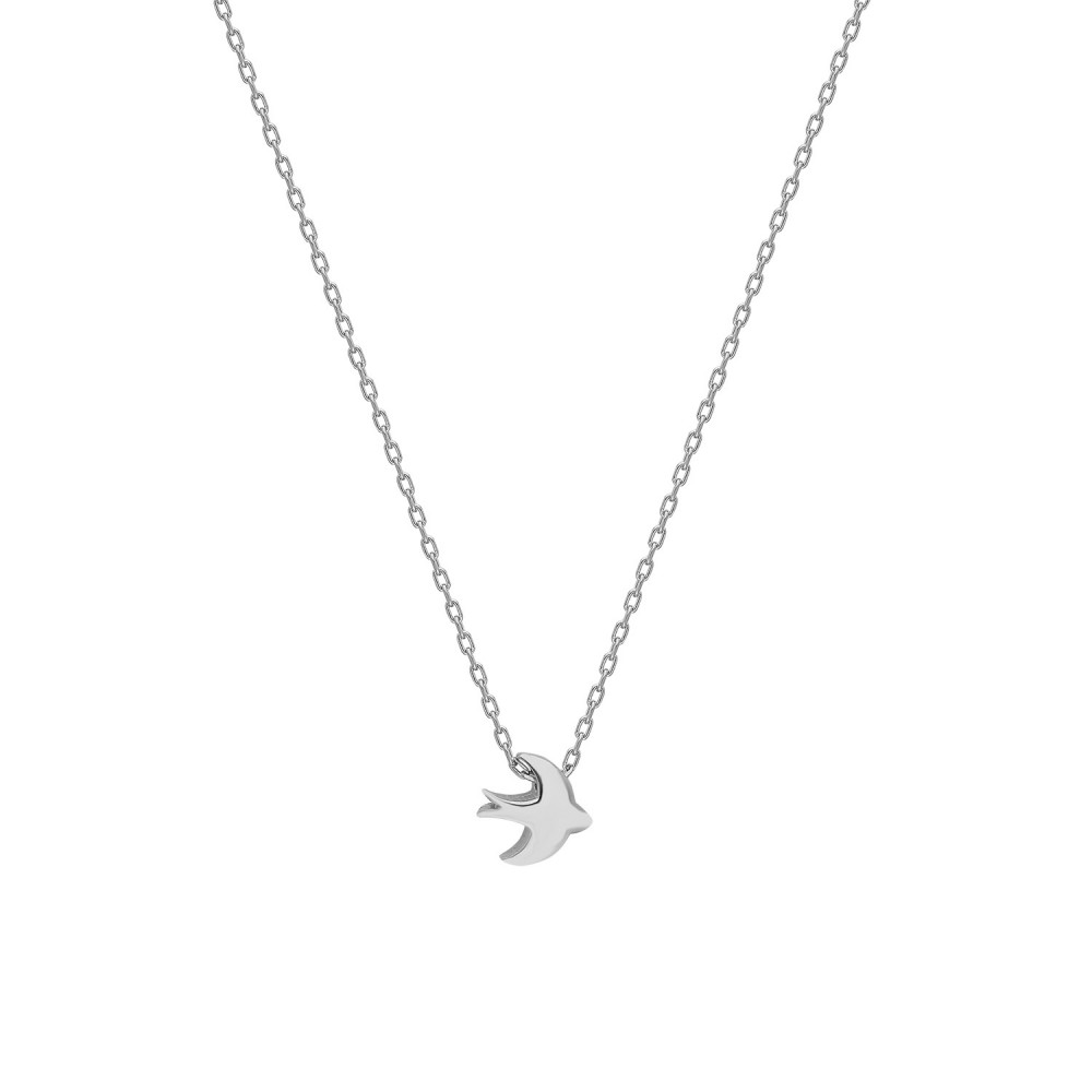 Glorria 925k Sterling Silver Phoenix Bird Necklace