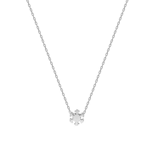 Glorria 925k Sterling Silver Snowflake Necklace Glorria 925k Sterling Silver Snowflake Necklace
