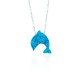 Glorria 925k Sterling Silver Opal Dolphin Necklace Glorria 925k Sterling Silver Opal Dolphin Necklace