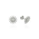 Glorria 925k Sterling Silver Sun Earring