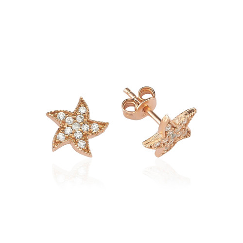 Glorria 925k Sterling Silver Starfish Earring Glorria 925k Sterling Silver Starfish Earring