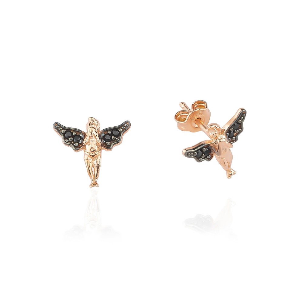 Glorria 925k Sterling Silver Angel Earring