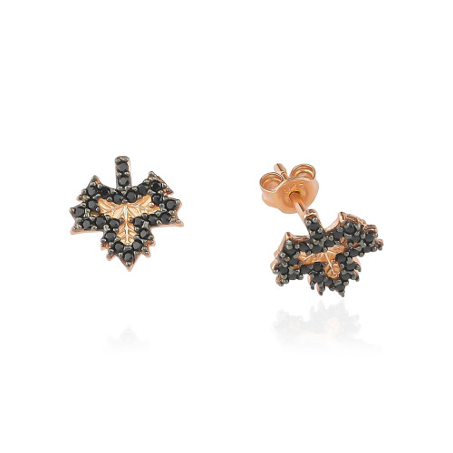 Glorria 925k Sterling Silver Leaf Earring Glorria 925k Sterling Silver Leaf Earring