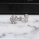 Glorria 925k Sterling Silver Snowflake Earring